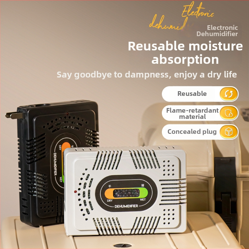 Carte electronică de absorbție a umezelii — ABS ignifug, 320 g, pentru cutii etanșe, dulapuri, biblioteci și instrumente de precizie (lansată în 2024)