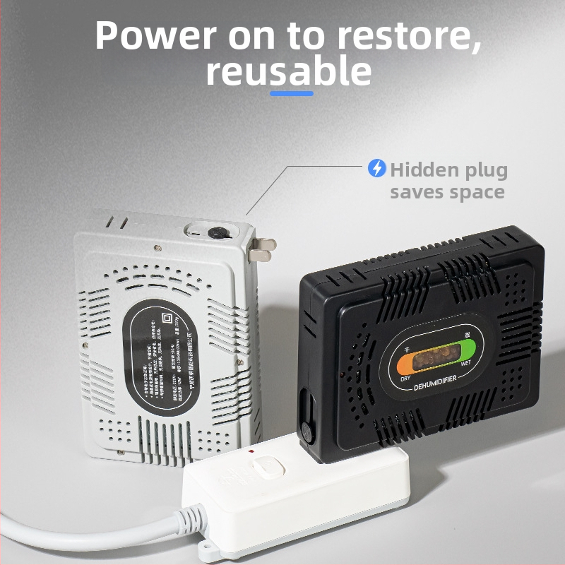 Carte electronică de absorbție a umezelii — ABS ignifug, 320 g, pentru cutii etanșe, dulapuri, biblioteci și instrumente de precizie (lansată în 2024)