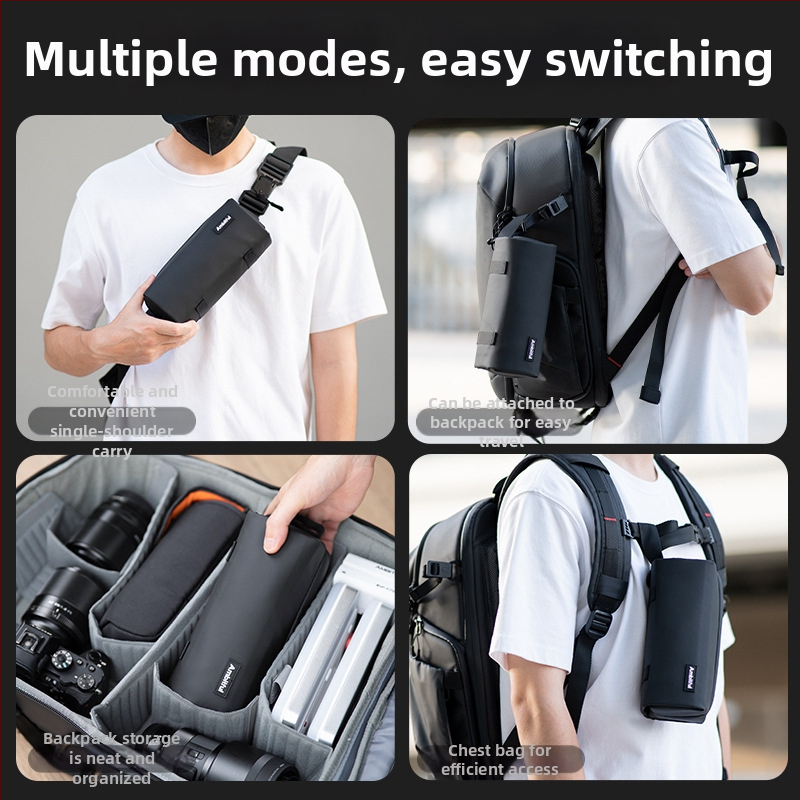 Ambitful Zhijie Zoom p1 fotograafia kott, mitmekülgne hoiuko DJI tarvikute jaoks, 900D polüestri Oxford kangas, PU vooder, kaal 170 g, universaalne kasutus