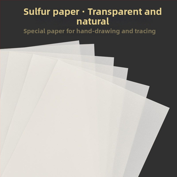 Changcheng trasēšanas un pārneses papīrs pildspalvas kaligrāfjai un zīmēšanai, caurspīdīgs, 73 g/m², lielā iepakojumā