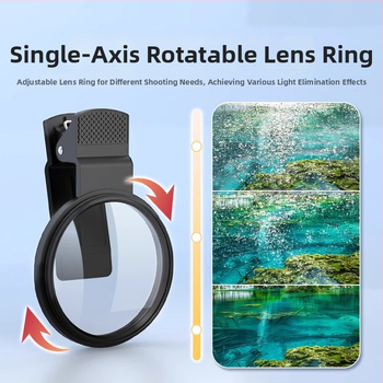 Филтър за мобилен телефон – CPL/ND поляризатор, универсална съвместимост, марка Neutral