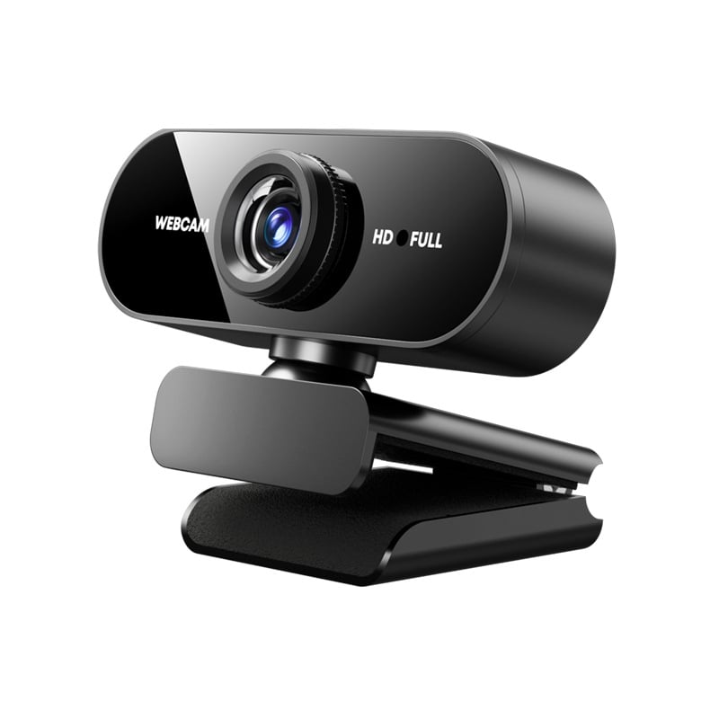 Webcam USB για φορητό και επιτραπέζιο υπολογιστή, 1080P, ενσωματωμένο μικρόφωνο, USB 2.0, σταθερή εστίαση, χωρίς οδηγούς