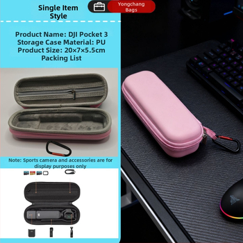 DJI Pocket 3 pārnēsājamais maciņš – pārnēsājams, ūdensizturīgs un kritieniem izturīgs, šūts konstrukcija, logotipa drukāšana un pielāgošana