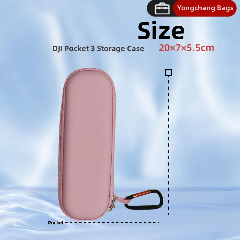 DJI Pocket 3 pārnēsājamais maciņš – pārnēsājams, ūdensizturīgs un kritieniem izturīgs, šūts konstrukcija, logotipa drukāšana un pielāgošana