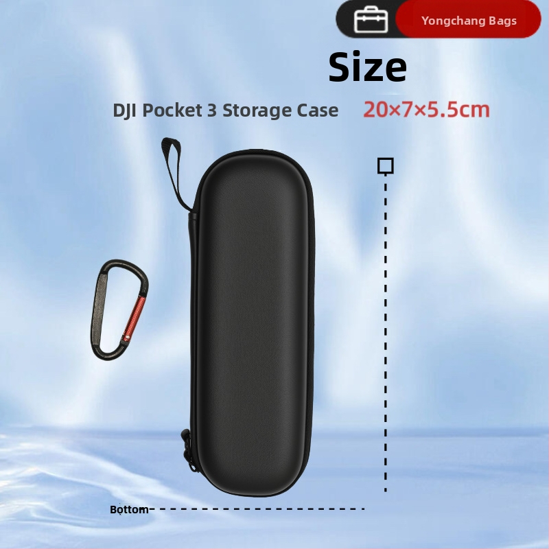 DJI Pocket 3 pārnēsājamais maciņš – pārnēsājams, ūdensizturīgs un kritieniem izturīgs, šūts konstrukcija, logotipa drukāšana un pielāgošana