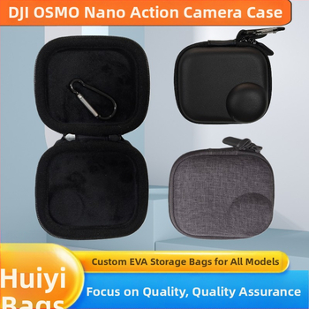 DJI Osmo Nano Thumb kameru uzglabāšanas soma – karstā presēšana un šūšana; svars 35 g; logotipa druka pieejama; pielāgošana pieejama; ūdensizturīgs kameru iepakojums