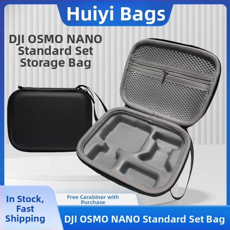 Osmo Nano kameratároló táska, testreszabható hőtranszfer nyomtatással; súlya 160 g; vízálló csomagolás kamerához