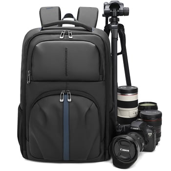 Geantă pentru aparat foto din Oxford impermeabilă, extensibilă, rucsac cu capacitate mare