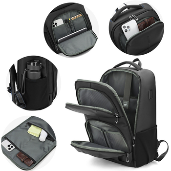 Geantă pentru aparat foto din Oxford impermeabilă, extensibilă, rucsac cu capacitate mare