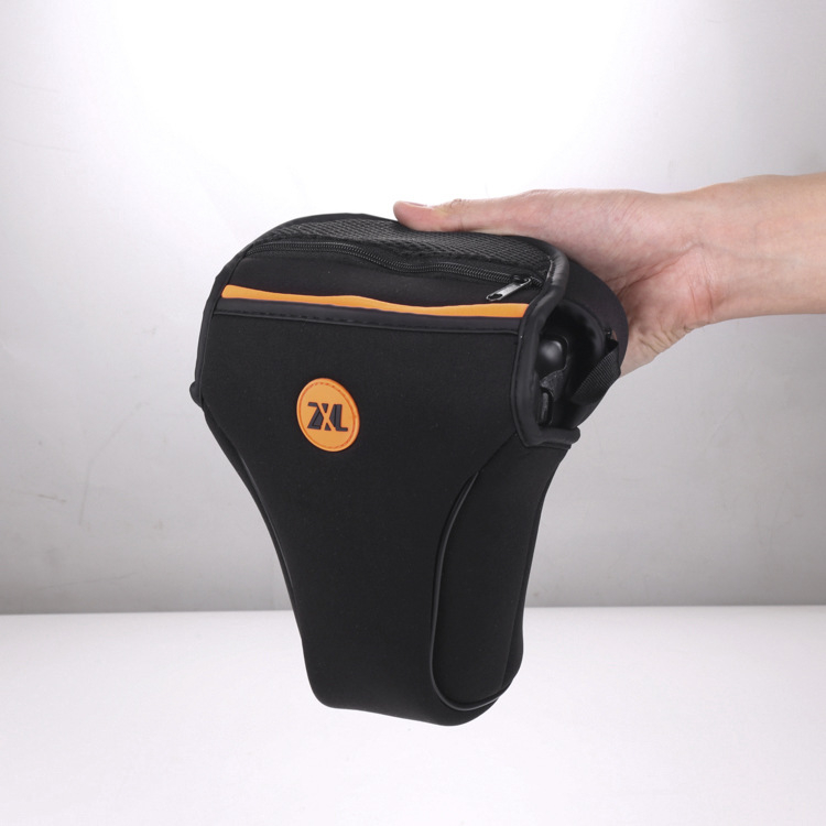 Caseră de protecție pentru aparat foto cu căptușeală pentru Canon R5D4, 90D DSLR, Nikon Z6, Sony A7M3 — bumbac compozit; impermeabil, respirabil, rezistent la uzură; deschidere cu Velcro; mâner moale; geantă cu capac; stil retro