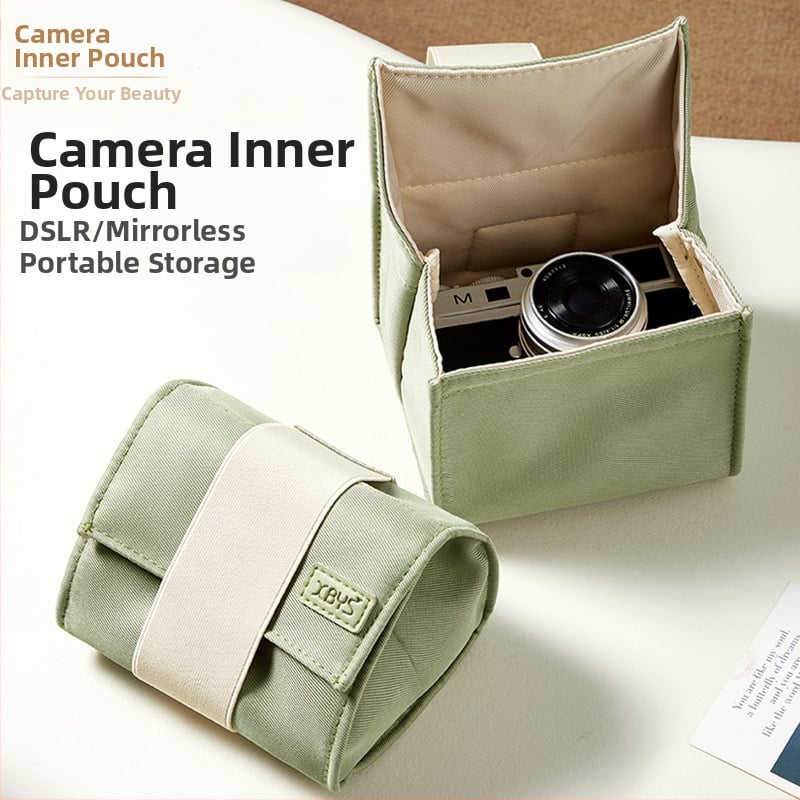 Geantă interioară pentru cameră fără oglindă, material 420D twill, stil clutch, urbană simplitate, primăvara 2025, unisex.