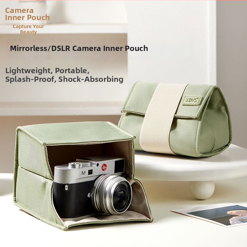 Geantă interioară pentru cameră fără oglindă, material 420D twill, stil clutch, urbană simplitate, primăvara 2025, unisex.