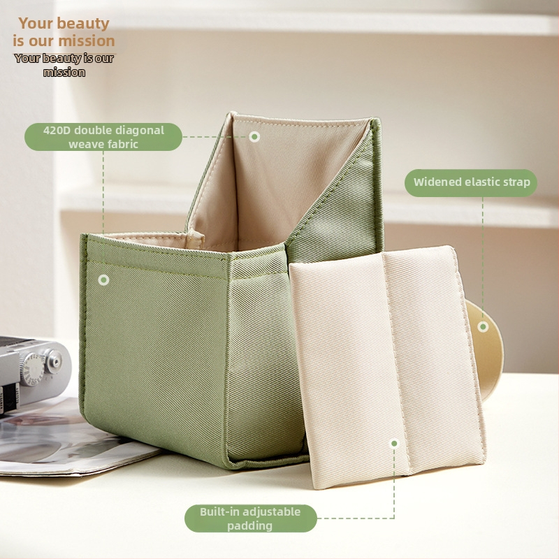 Geantă interioară pentru cameră fără oglindă, material 420D twill, stil clutch, urbană simplitate, primăvara 2025, unisex.