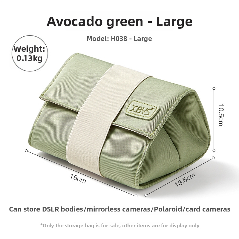 Geantă interioară pentru cameră fără oglindă, material 420D twill, stil clutch, urbană simplitate, primăvara 2025, unisex.