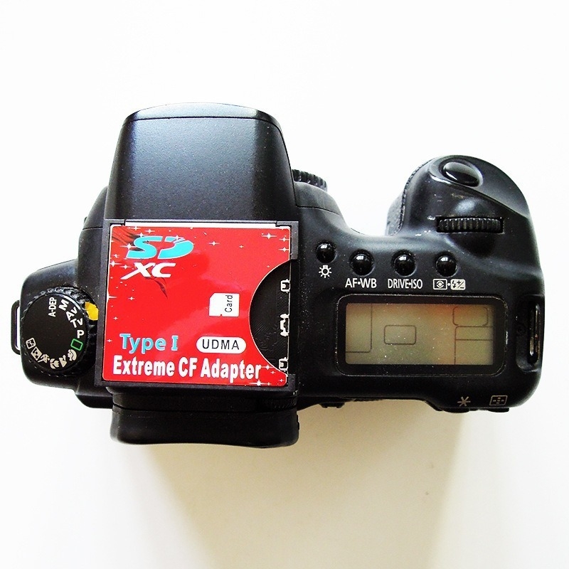 WJD SD na CF adapter kartica, tip I, podržava SDXC, jedan konektor, bakreno jezgro