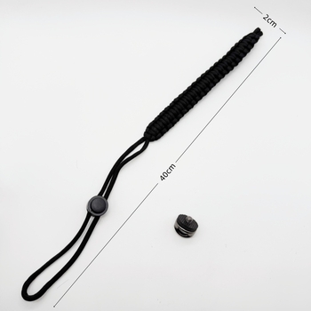 Șnur anti-pierdere împletit pentru camere de acțiune, cu șurub 1/4, compatibil universal, hardware din plastic + bandă, logo personalizabil