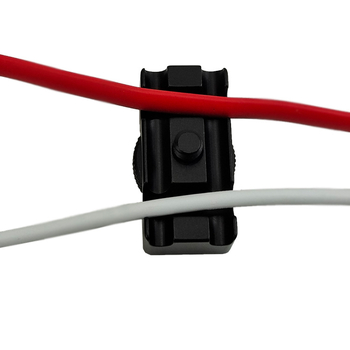 DSLR káblový klip – hliníková zliatina, model MJ-0182, max. nosnosť pod 2 kg, kompatibilné so SLR micro