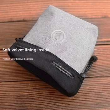 SLR/mirrorless fényképezőgép táska objektív zsebbel – ultra könnyű, kopásálló, vállon hordható kivitel, nylon külső, bélés poliészter-pamut