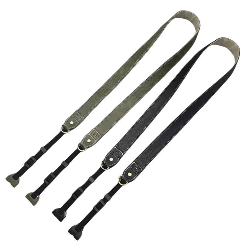 Kamera õlarihm TD6010, PU nahk, reguleeritav pikkus, 2 klipsi, universaalne ühilduvus