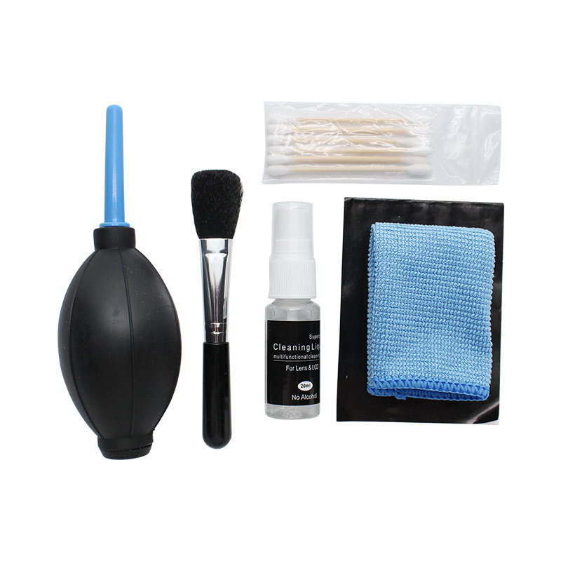 Комплект за почистване с въздушен поток за DSLR камери и обективи – TPE + пластмаса, подходящ за DSLR, мобилни телефони и компютри, OEM обработка