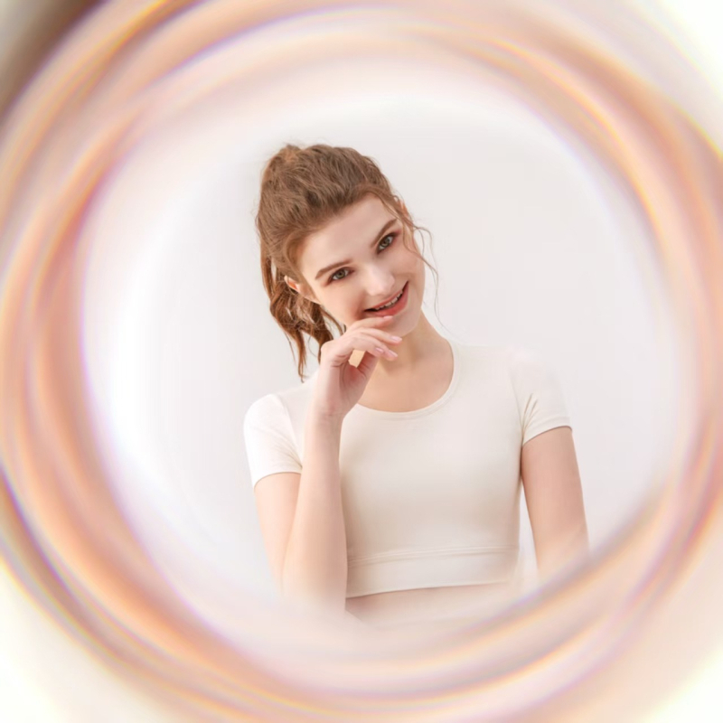 LJ11 Vortex hatású szűrő DSLR-kamerákhoz, bajonett 52–82 mm, tiszta feldolgozás