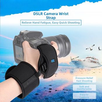 Neoprēna kameru plaukstas siksna, universāla saderība, regulējams garums, elastīga