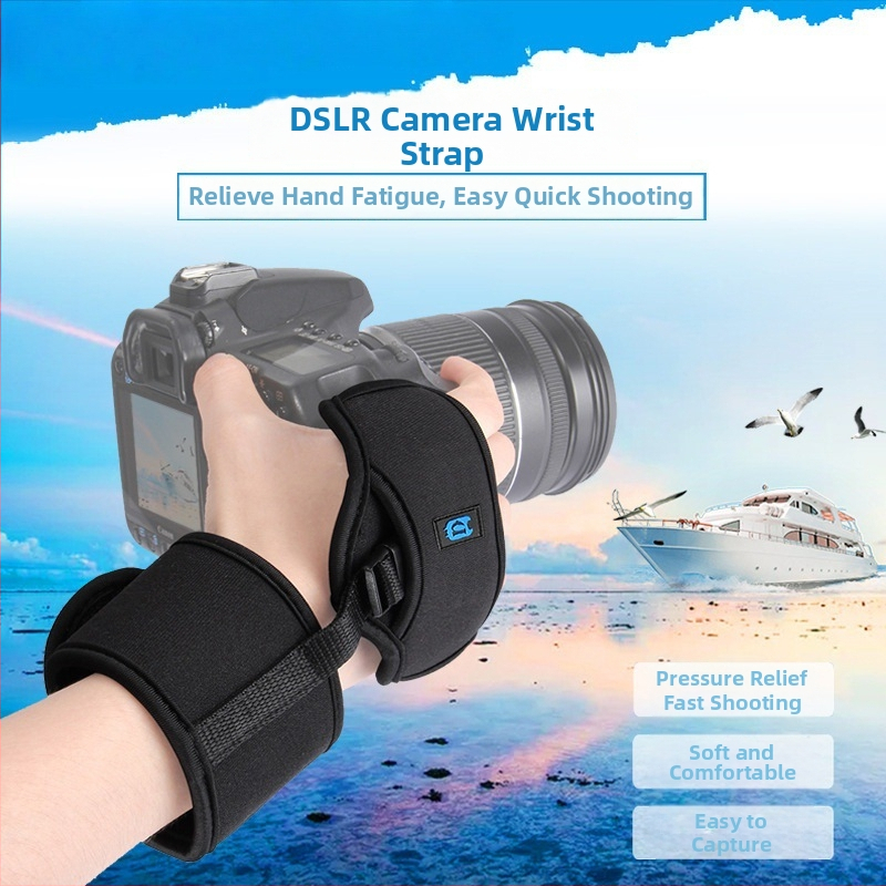 Neoprēna kameru plaukstas siksna, universāla saderība, regulējams garums, elastīga