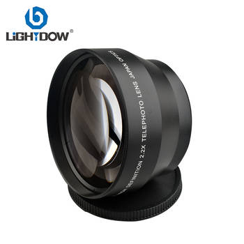 Lightdow 2.2x telekonverter Canon/Nikon/Sony fényképezőgépekhez, 67mm menet, új, OEM feldolgozás, tartalmazza a lencsét, védőtasakot és dobozt