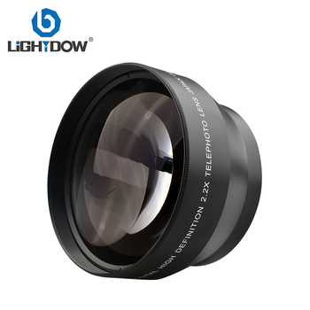 Lightdow 2.2x telekonverter Canon/Nikon/Sony fényképezőgépekhez, 67mm menet, új, OEM feldolgozás, tartalmazza a lencsét, védőtasakot és dobozt