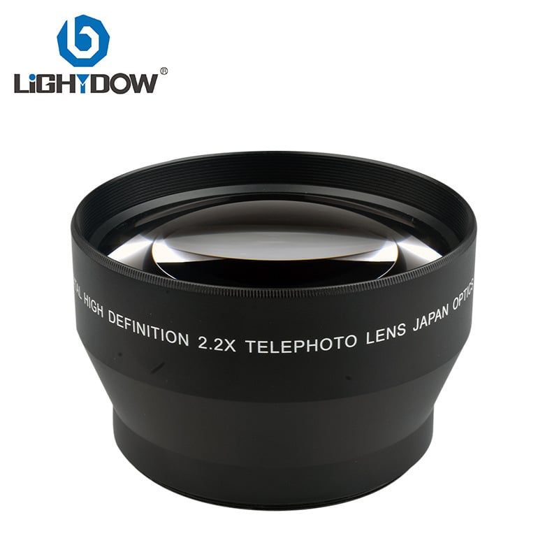 Lightdow 2.2x telekonverter Canon/Nikon/Sony fényképezőgépekhez, 67mm menet, új, OEM feldolgozás, tartalmazza a lencsét, védőtasakot és dobozt