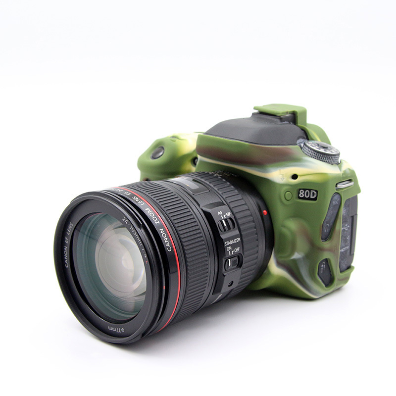 Silikonska futrola za Canon 80D - zaštita od udara i trošenja