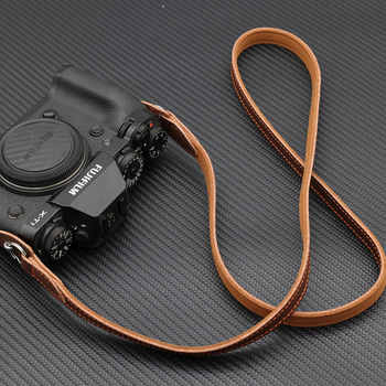 Backpackers BBK-S200 kaamera rihm — erakordselt pehme kiudnahk, käsitöö