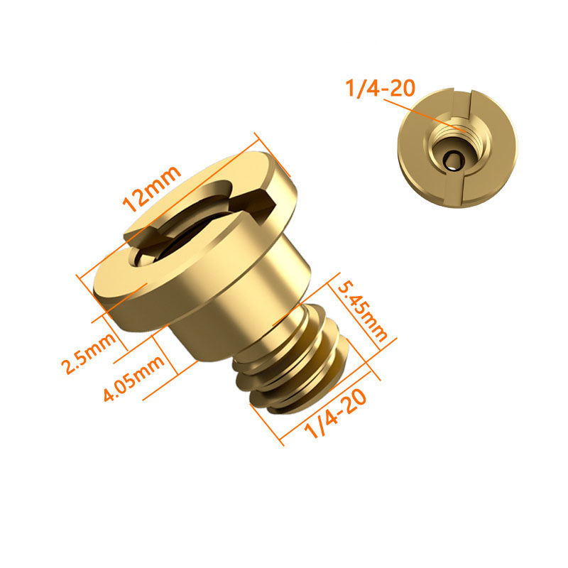 Carcasă protectie pentru cameră cu șurub de bază de 1/4-inch și șurub pentru trepied, accesoriu pentru baza micro SLR, material placaj