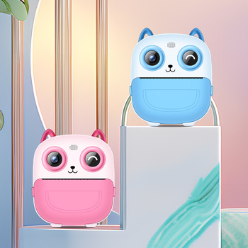 Lastele mõeldud mini instant-prindikaamera, mudel S5, TF-kaardiga salvestus, 2,4-tolline LCD, 2400W pikslivahemik