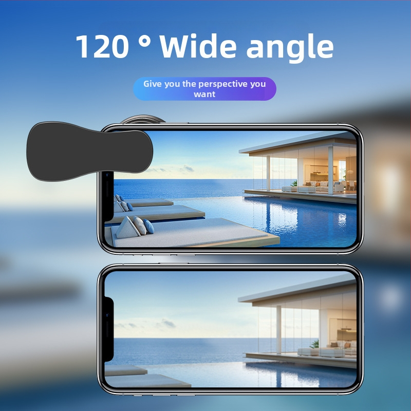 Dayleer Universal išorinis objektyvas išmaniesiems telefonams — 2-in-1 plataus kampo ir makro komplektas, universali suderinamumas