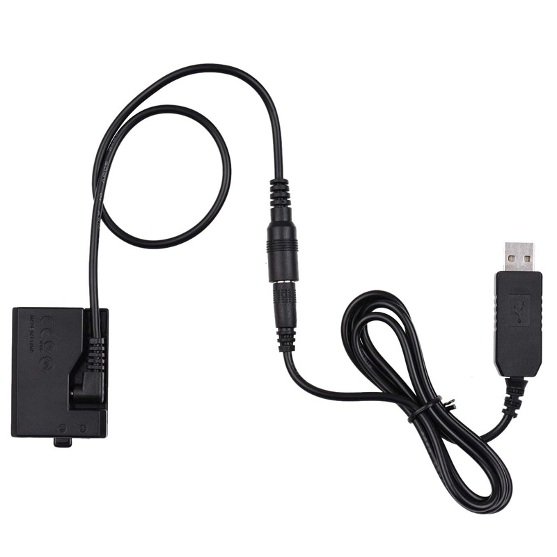USB DC προσαρμογέας για Canon LP-E15/LP-E10/LP-E8/LP-E5 DSLR — ABS+PCB κατασκευή, λειτουργία 7.4V, περιλαμβάνει USB καλώδιο και κουτί μπαταρίας