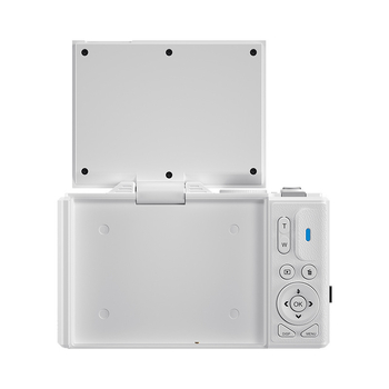 4K bezspogul kamera ar pagriezamu ekrānu un Wi-Fi, 24,3 MP CMOS sensors, periskopa objektīvs