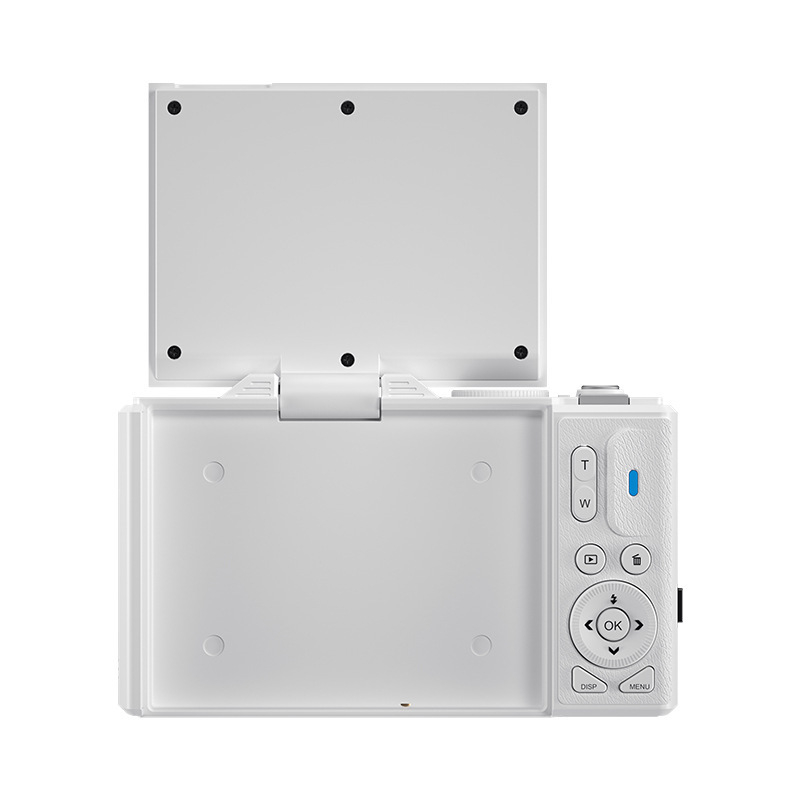 4K bezspogul kamera ar pagriezamu ekrānu un Wi-Fi, 24,3 MP CMOS sensors, periskopa objektīvs