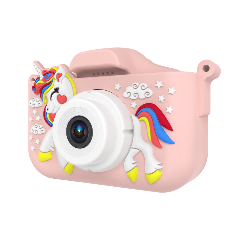 Dječja kamera X10S Unicorn s dvostrukom kamerom, HD fotografije i videa, 2.0'' LCD, TF kartica, ABS kućište