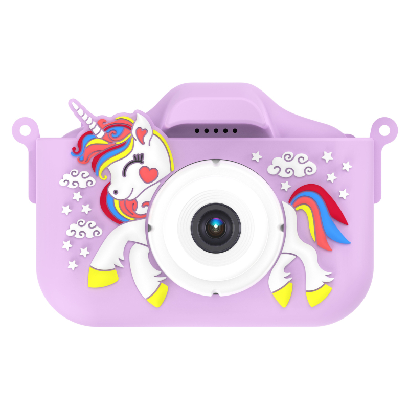 Dječja kamera X10S Unicorn s dvostrukom kamerom, HD fotografije i videa, 2.0'' LCD, TF kartica, ABS kućište