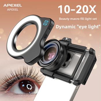 Apexel ZM100 мобилна леща зум за телефон – макро снимки на насекоми, цветя и бижута, HD, DSLR ниво