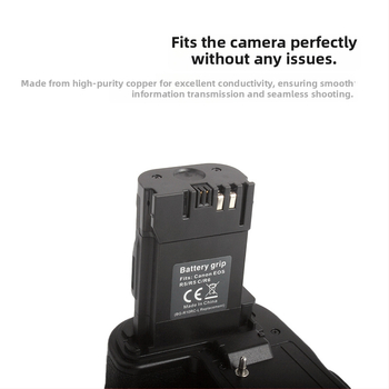 RINGTEAM BG-R10 Mâner baterie pentru Canon EOS R5/R6/R5C, cu control vertical și durată de viață a bateriei îmbunătățită