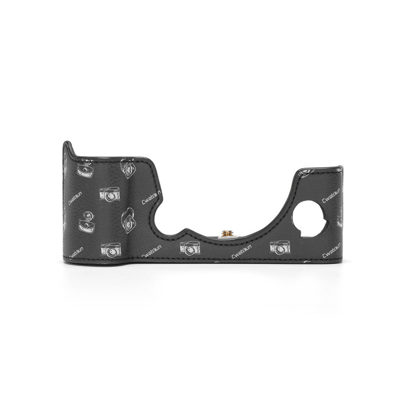 Cwatcun kožený puzdro na SLR fotoaparát – materiál Super vlákno, ultra ľahké, ergonomický zadný panel, kompatibilný s XT5/XT30II