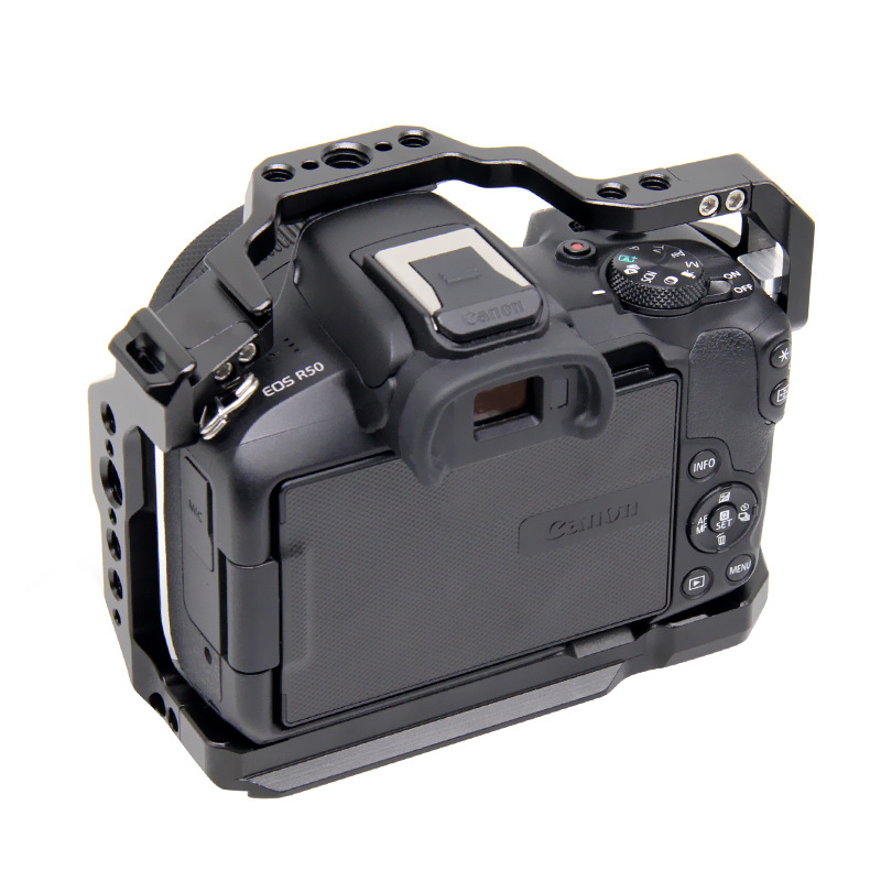 Kavez za kameru Canon EOS R50/R100, aluminijski okvir, kompatibilan s EOS R50/R100, nosivost 6–10 kg