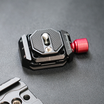 Kit clemă plăci cu eliberare rapidă pentru trepied DSLR — aliaj de aluminiu, 0,07 kg, model 8152, utilizare generală, paknadino