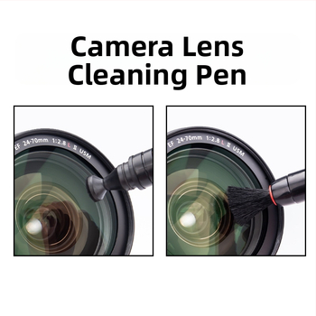 Комплект за почистване на фотоапарат – подходящ за обективи DSLR, фотоапарати, компютри и мобилни телефони; материал пластмаса; OEM производство; опаковка включена.