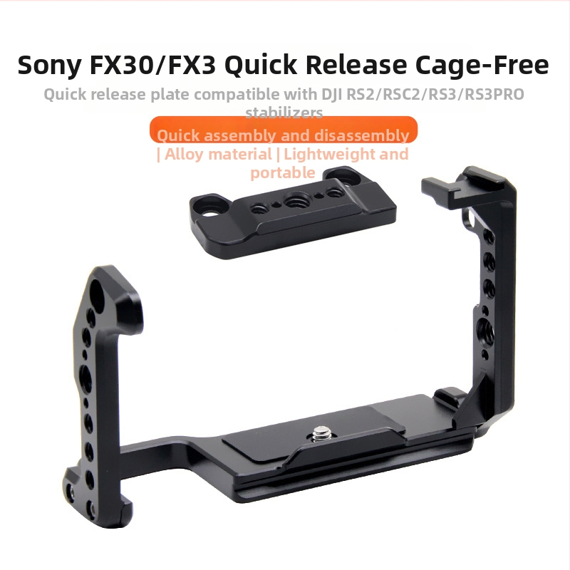 Klietka na kameru pre Sony FX30/FX3 – hliníková zliatina, nosnosť 6–10 kg, hmotnosť 171,5 g