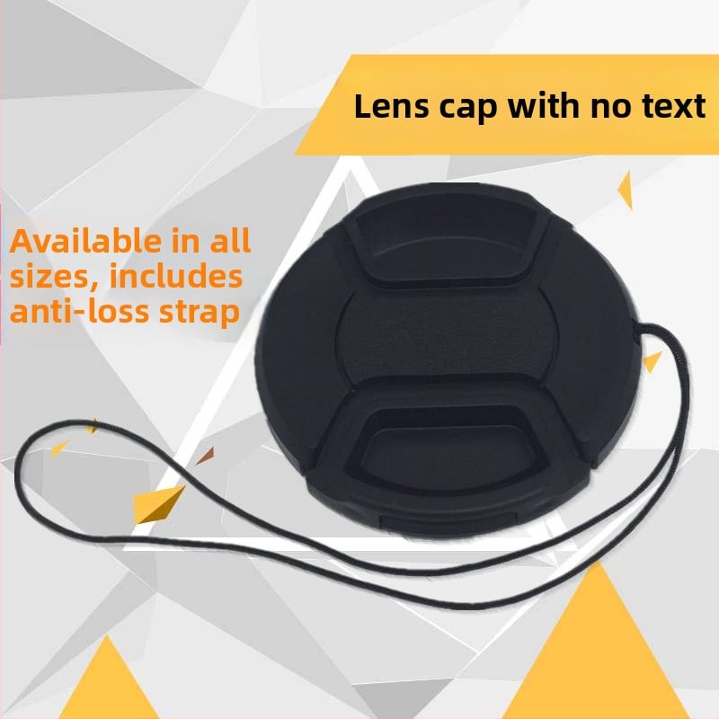 Κάλυμμα φακού χωρίς κείμενο, 58 mm, Μοντέλο 52 – OEM επεξεργασία, Γενική συμβατότητα, συσκευασία σε σακούλα PP