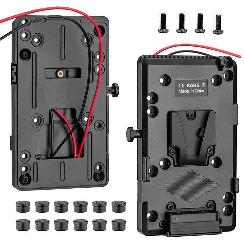 Placă de baterie tip V pentru Sony V-Mount, D-Tap, alimentare monitor 14,8V pentru camere de broadcast