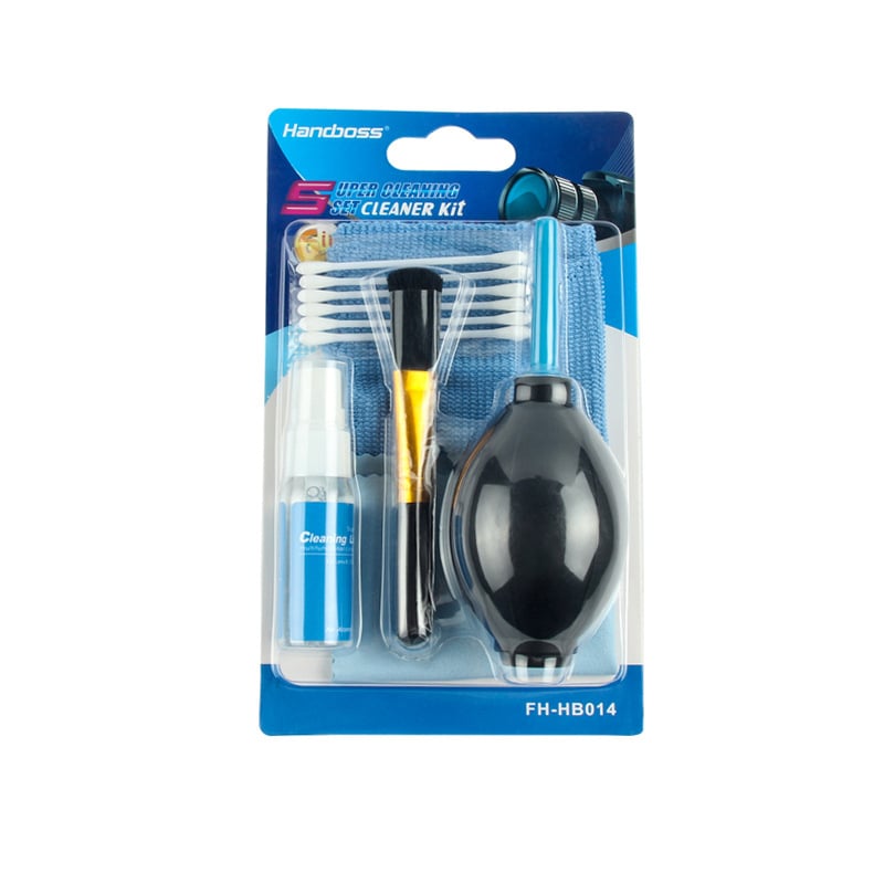 HABER комплект за почистване на камера и обектив — 6-в-1 детергентен почистващ комплект за камера, обектив, SLR и цифрови устройства